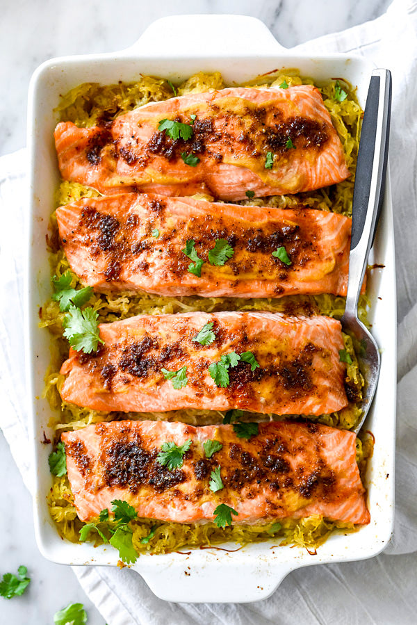 Healthy seasoning for salmon